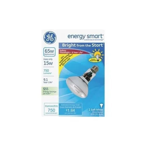 GE 87422 BR30 CFL flood bulb with medium E26 base