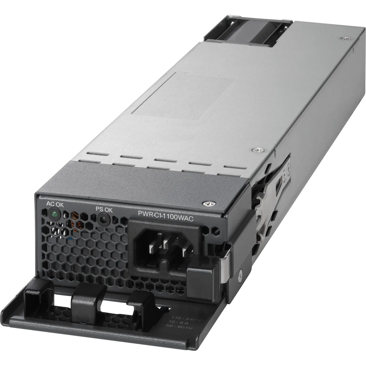 Cisco Systems, Inc. Cisco Systems, Inc. PWR-C1-1100WAC-P= 1100W 80 Plus Platinum server power supply — product photo