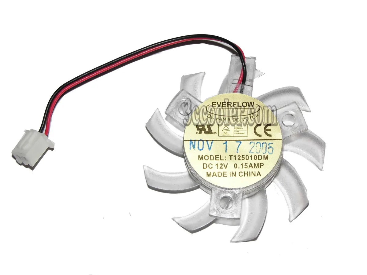 OEM Industries OEM Industries T125010DM 12V .15A CPU cooler — product photo