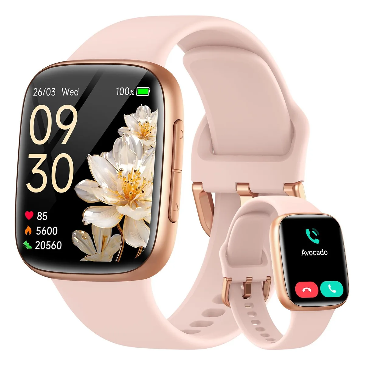  Gydom GTX20 Smart Watch 1.85" AMOLED Rose Gold — product photo