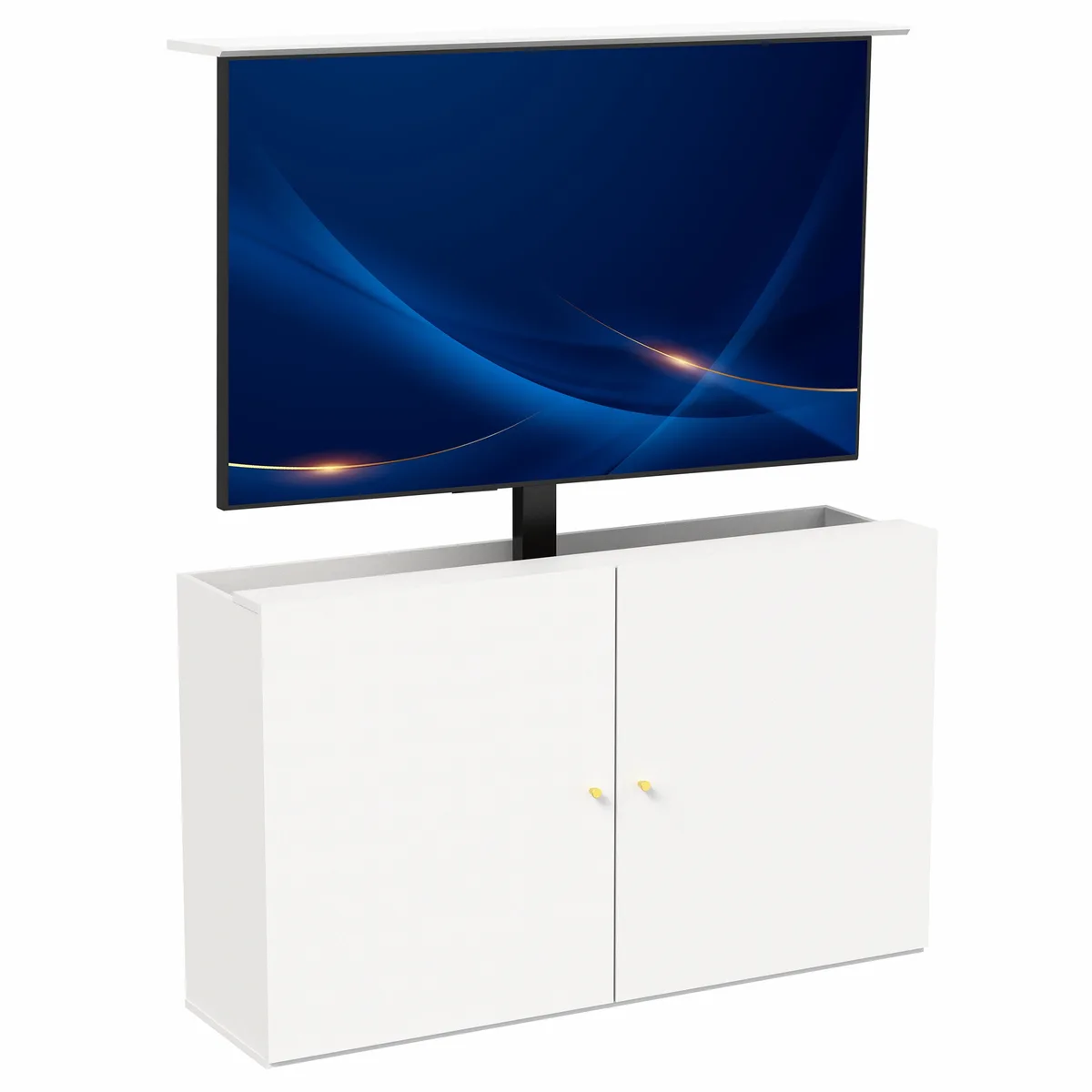VIVO VIVO Motorized Vertical Lift TV Cabinet Kit White 32-55 — product photo