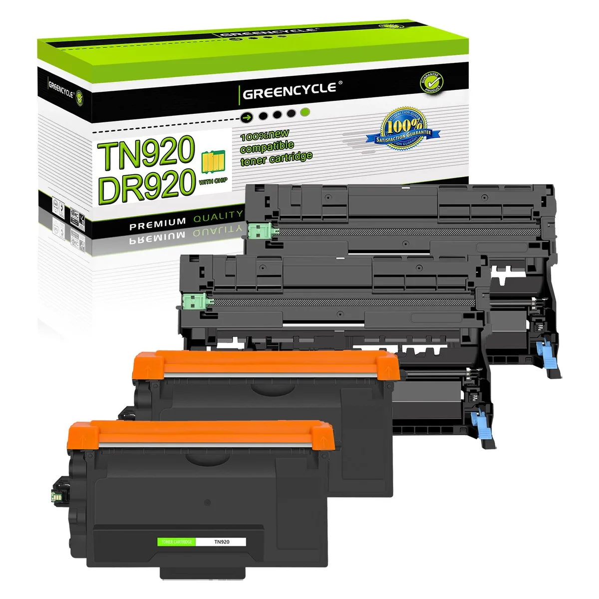 GREENCYCLE GREENCYCLE TN920XL 2× toner 2× DR920 drum 6000 pages — product photo