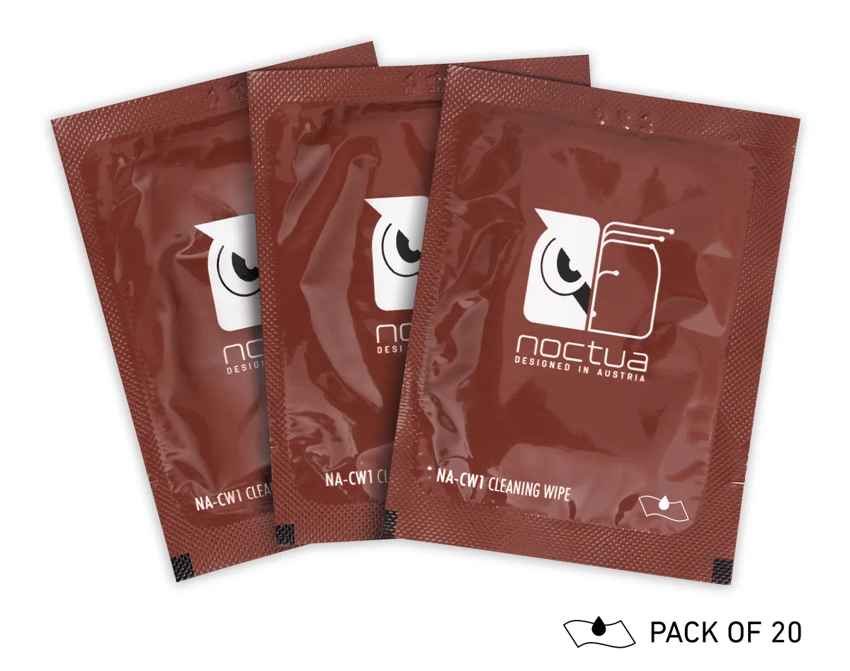Noctua Noctua NA-SCW1 Cleaning Wipes 20 Pack — product photo