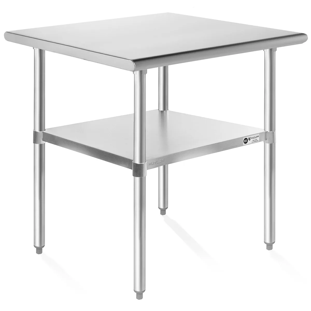 Kutler Kutler KT_04-WT2430-GB 24" x 30" NSF stainless steel table with undershelf — product photo