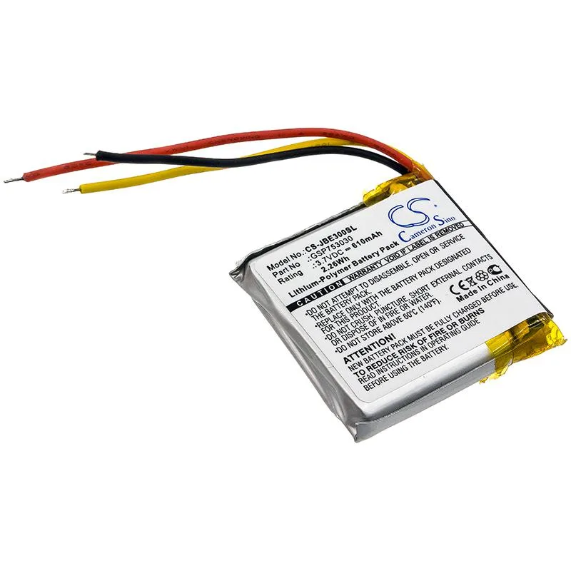 Cameron &amp; Co Cameron &amp; Co DS-CS-JBE300SL Battery 3.7V 610mAh for JBL E45BT E55BT Everest Elite 300 — product photo