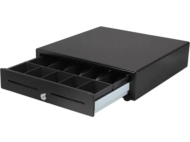 APG Cash Drawer APG Cash Drawer VB320-1-BL1616 MultiPRO 320-1 Black 5 Bill 5 Coin — product photo