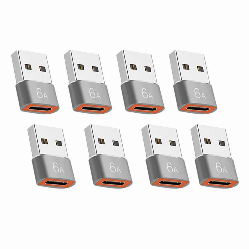 Icomroad Icomroad USB 3.0 to Type-C Adapter 8 Pack Silver — product photo
