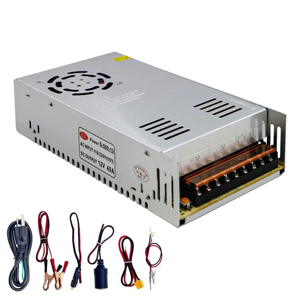 GCON GCON 110-240V 12V 500W 40A Switching Power Adapter — product photo
