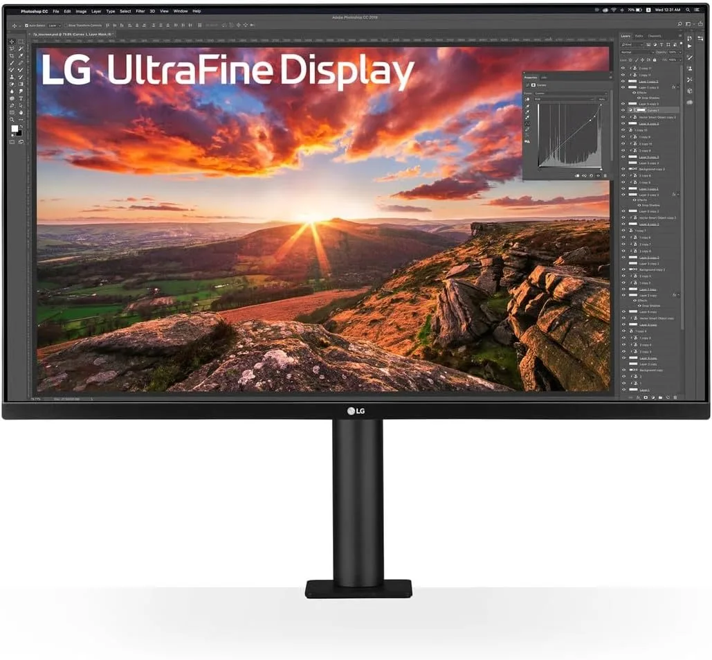 LG Electronics LG Electronics UltraFine 32UN880K-B 31.5" 4K 60Hz IPS Ergo monitor — product photo