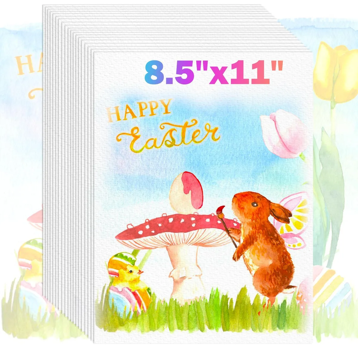  Donyang 663699 8.5x11 140lb 300gsm fine art paper 20 sheets — product photo