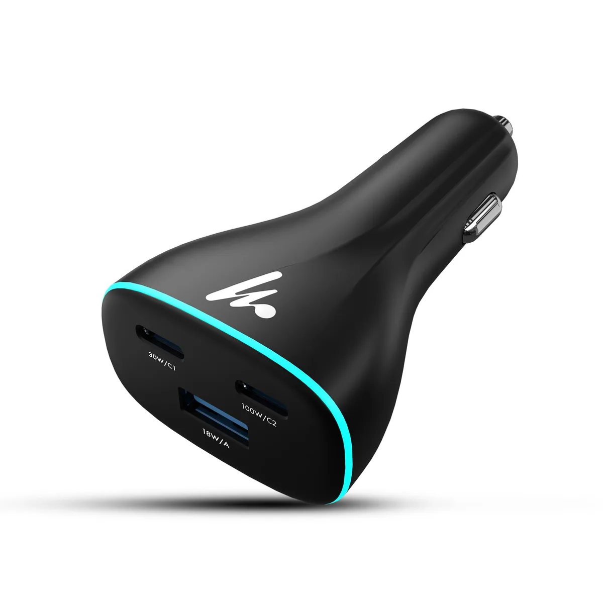  Wozoyo 270005-0-12 130W car charger triple port black — product photo