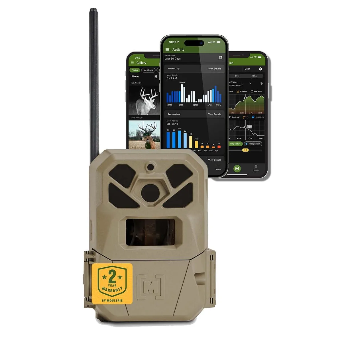 Moultrie MMC-14125 Edge 2 Pro Cellular Trail Camera 40MP No-Glow — product photo