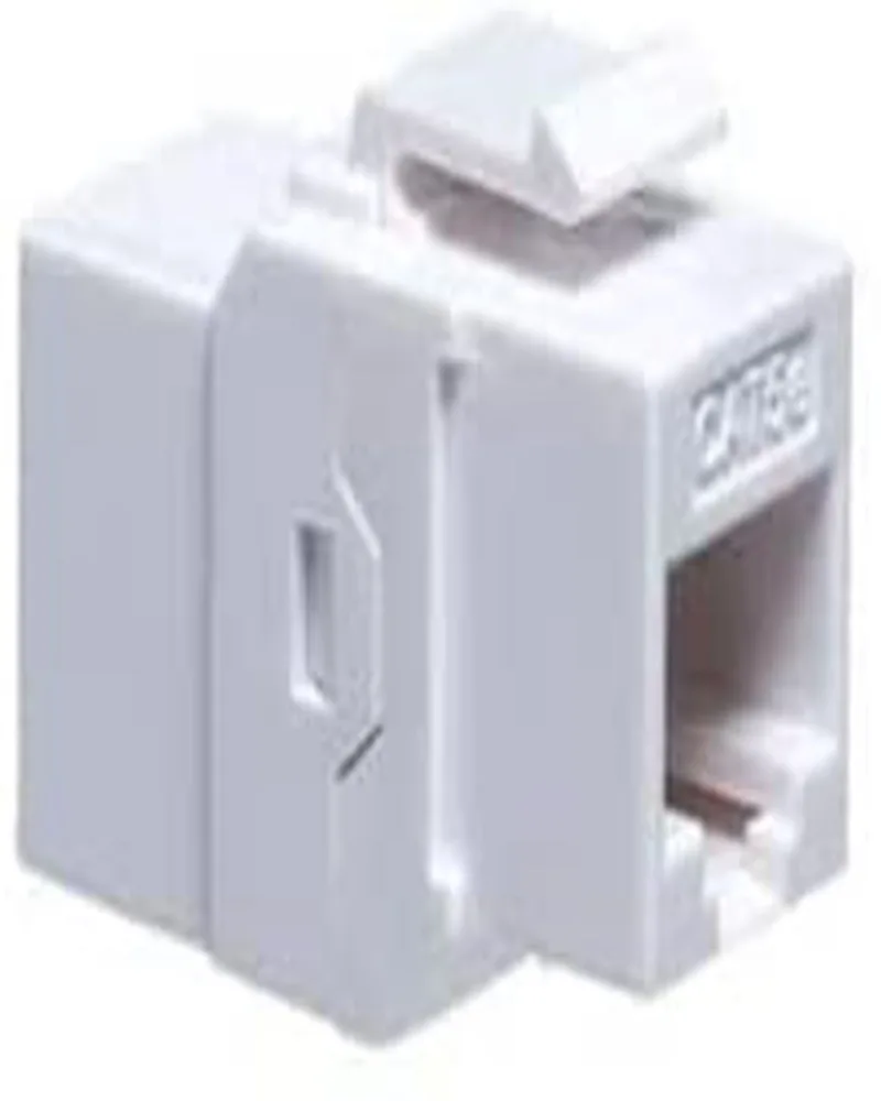 iMBAPrice iMBAPrice Cat5e RJ45 Keystone Inline Coupler White (Pack of 25) — product photo