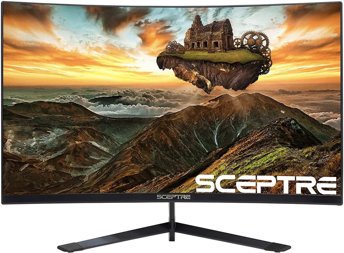 Sceptre Inc Sceptre Inc 27" Curved Gaming Monitor 185Hz 144Hz 1800R FHD 1920x1080 92% sRGB 16.7M Colors 3ms Machine Black — product photo