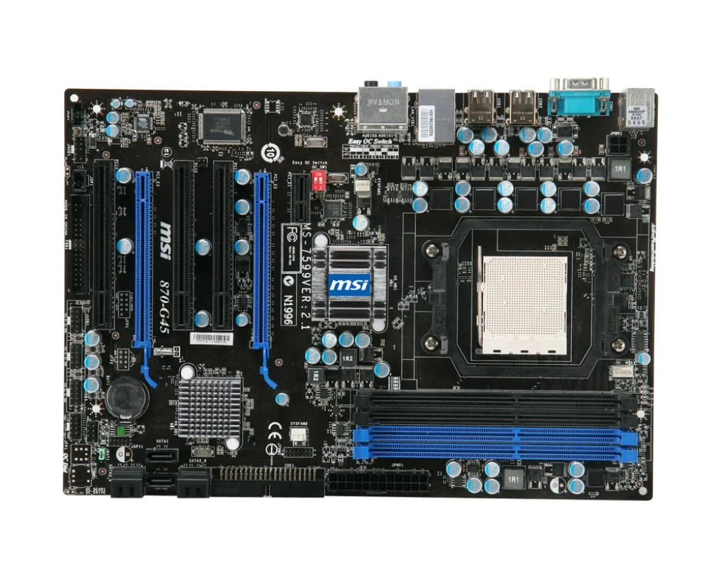 MSI MSI 870-G45 AMD 770 AM3 DDR3 16GB ATX motherboard — product photo
