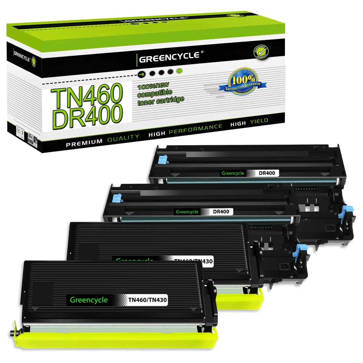 GREENCYCLE GREENCYCLE TN460 DR400 Toner Cartridge and Drum Unit Set 2 Pack — product photo