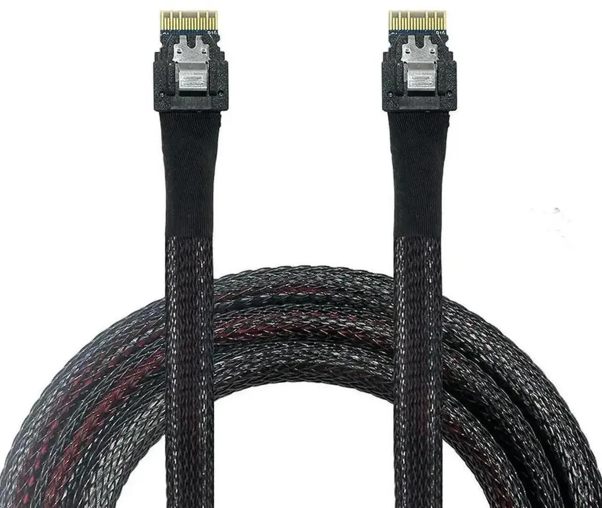 SMUGDESK SMUGDESK Slim SAS SFF-8654 4i to 4i Cable 38-Pin 12/24Gbps 50cm — product photo