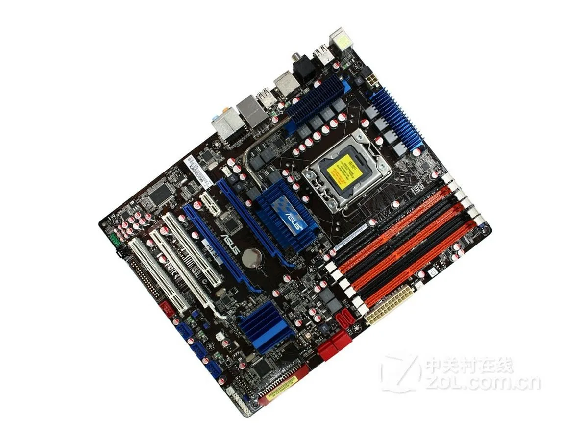 ASUS ASUS P6T SE LGA 1366 X58 DDR3 24GB ATX Intel motherboard — product photo