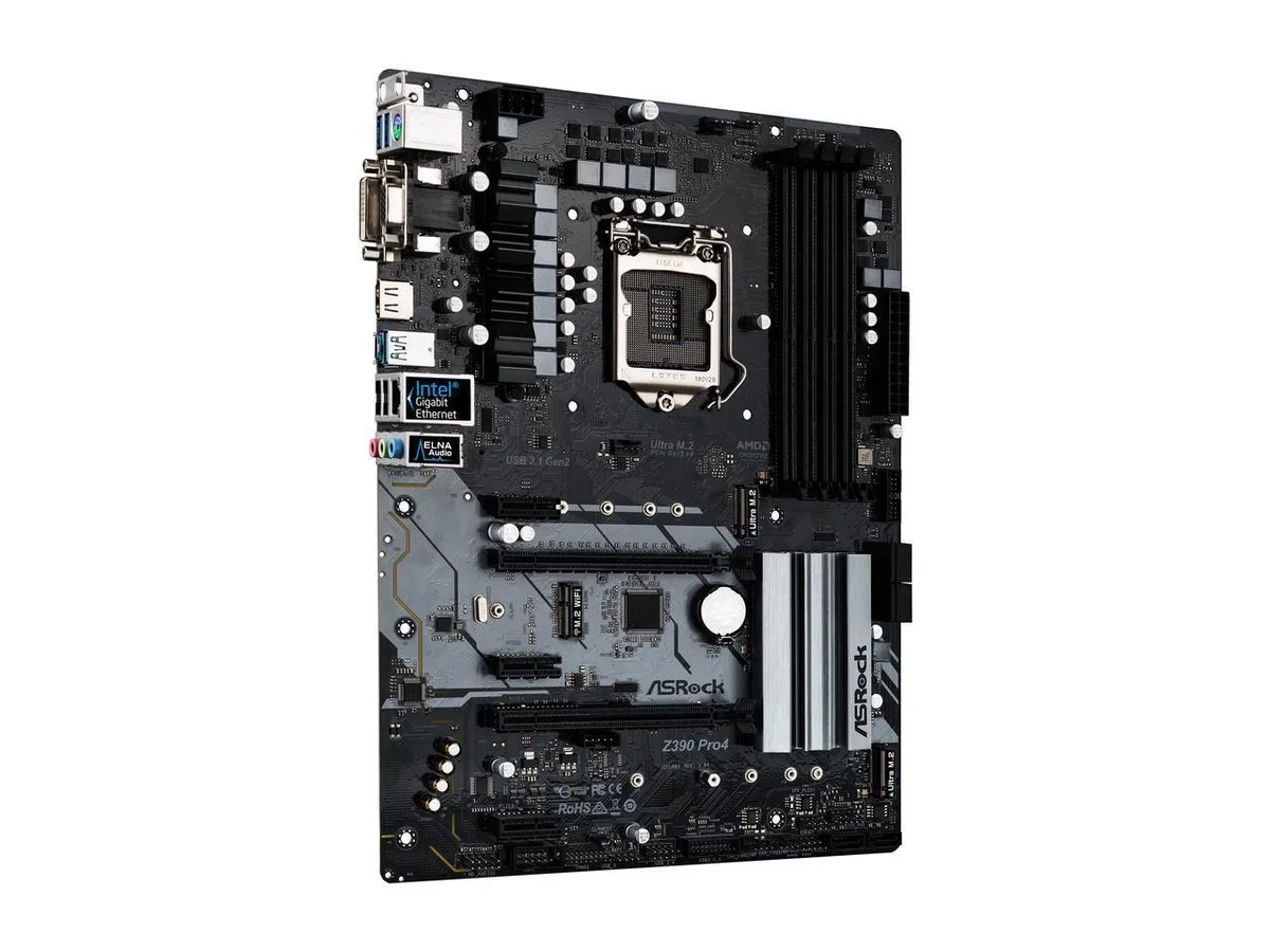 ASRock ASRock Z390 Pro4 LGA 1151 ATX Intel motherboard — product photo