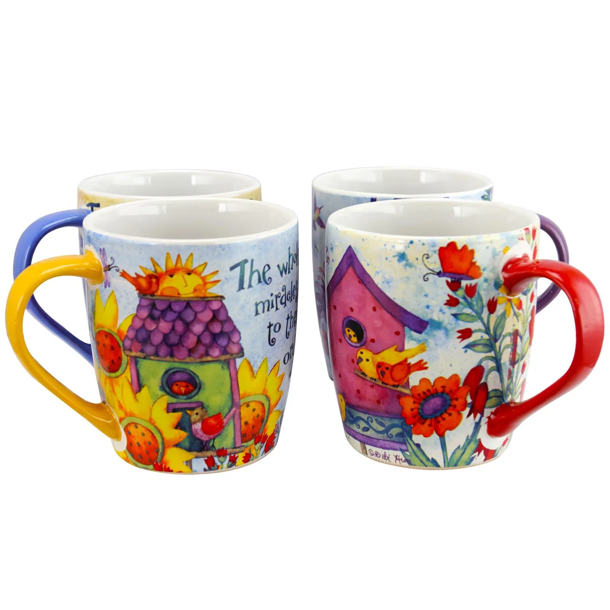 Gibson Home Gibson Home 510110072M 18 oz Drinkware 4 Assorted Designs — product photo