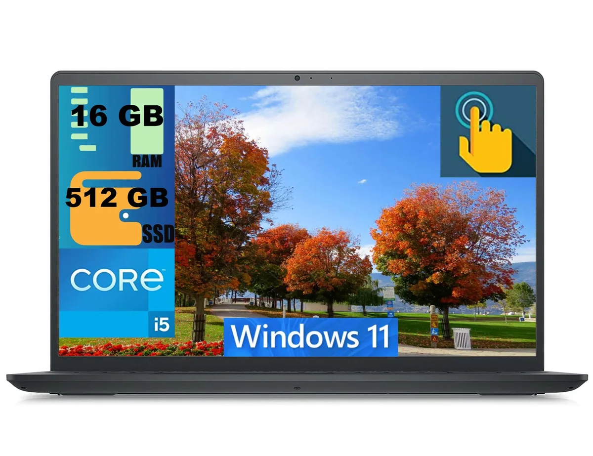 DELL DELL Inspiron 3520 15 laptop i5-1135G7 16GB 512GB Touchscreen — product photo