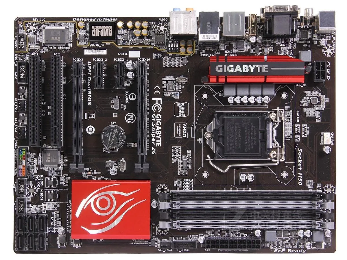 GIGABYTE GIGABYTE G1.Sniper Z6 rev 1.0 motherboard accessory — product photo