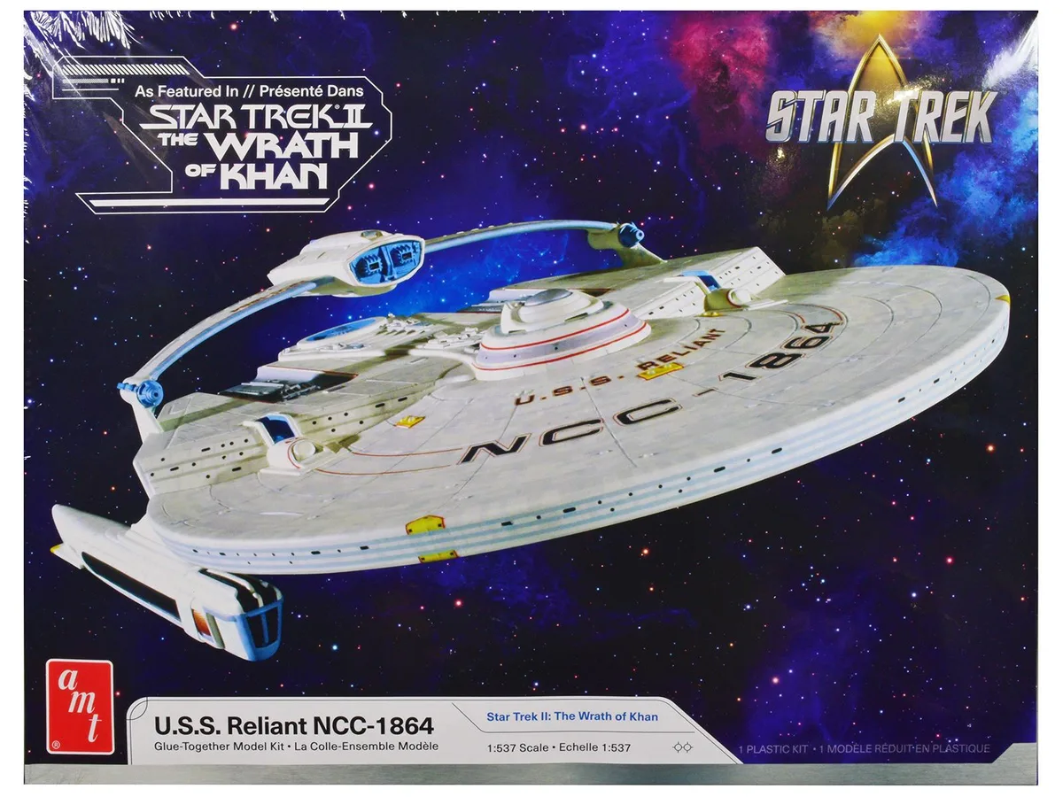 AMT AMT AMT1457M U.S.S. Reliant NCC-1864 1/537 Scale Model Kit hobby collectible — product photo