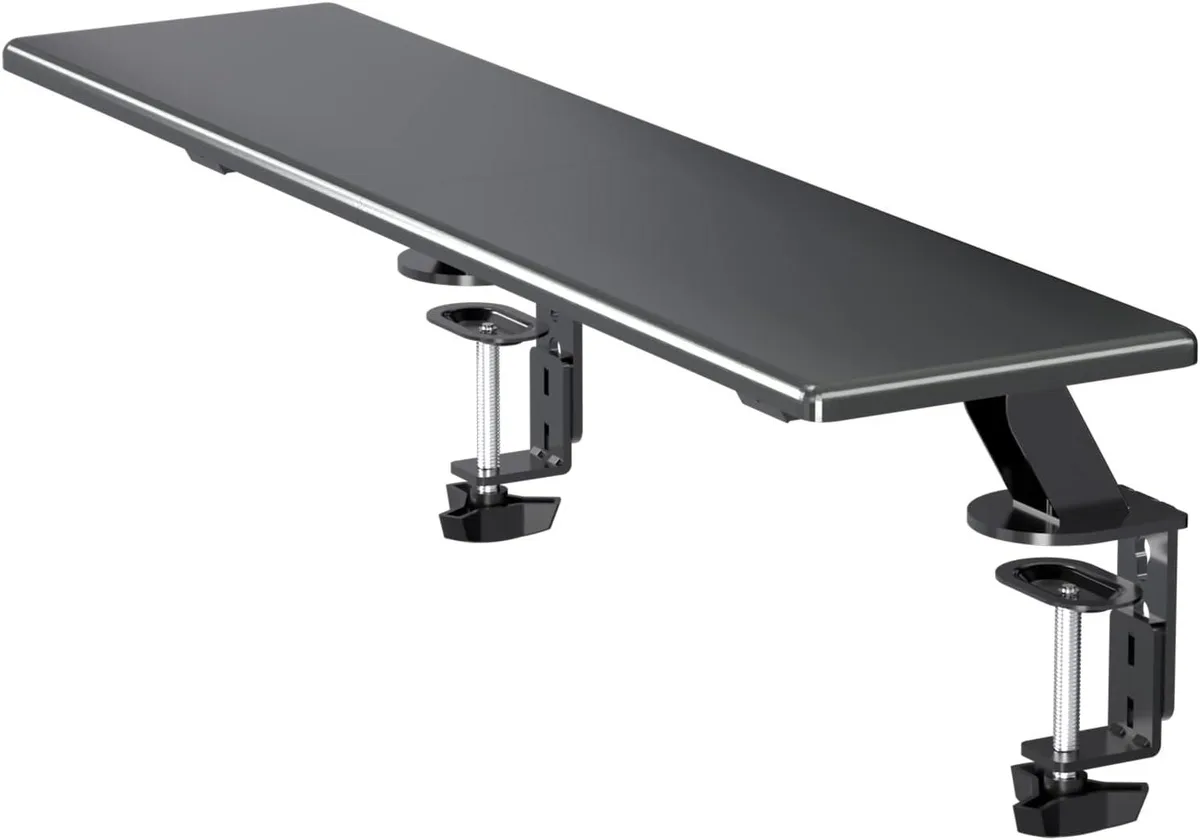 PISKEKAT PISKEKAT 32.2" Dual Monitor Clamp Shelf 22 lb — product photo
