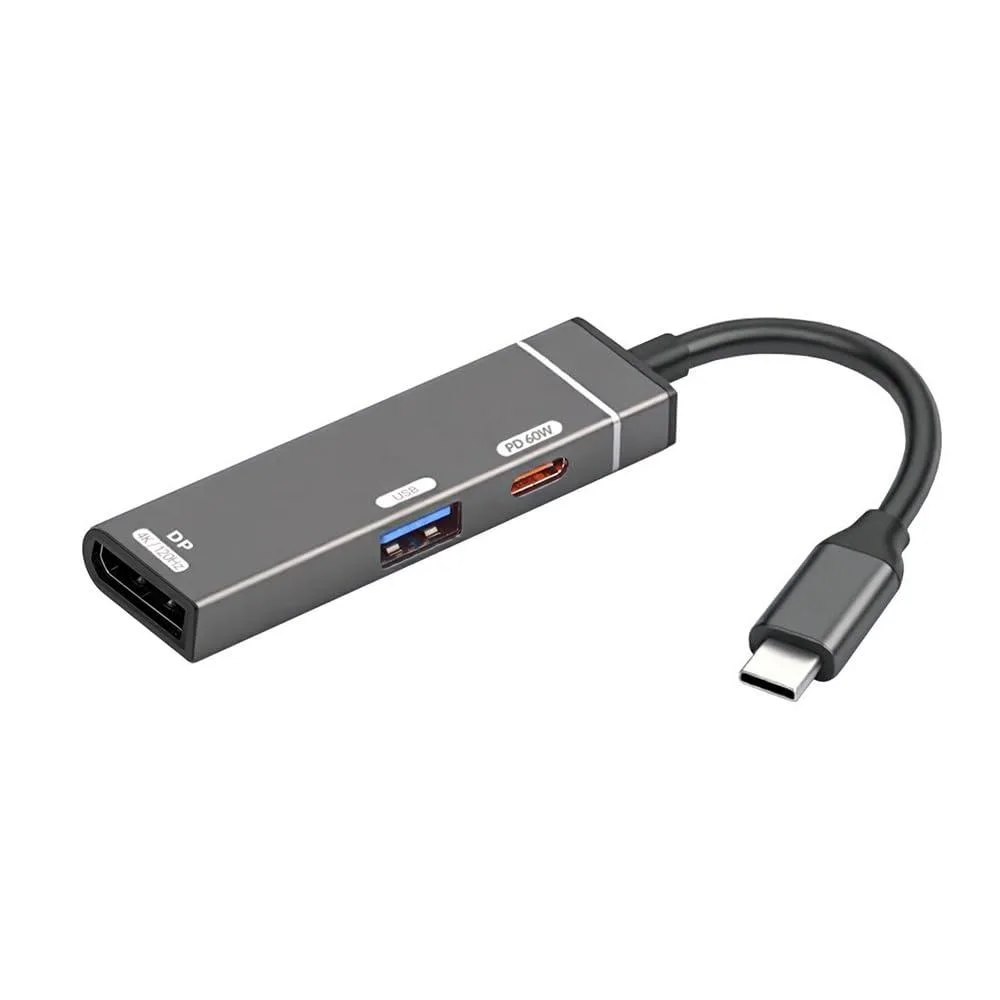 LORDWORLD LORDWORLD USB-C to DisplayPort Adapter 4K@120Hz 60W PD USB 3.0 — product photo