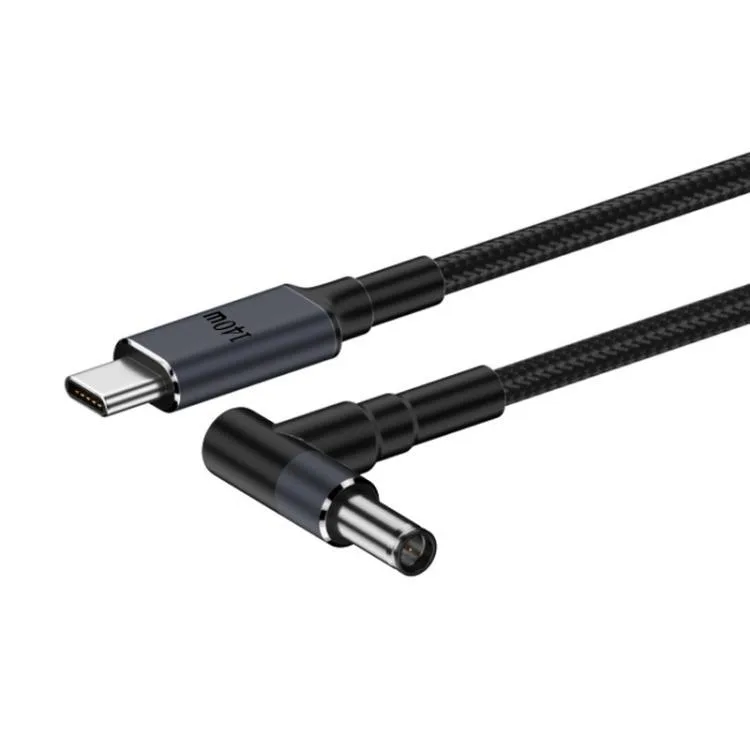 eForChina eForChina DC6.0x3.7mm 140W Type-C to DC gender changer 1.8m — product photo