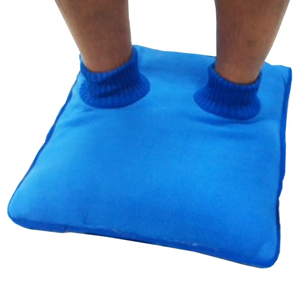 TVTime Direct TVTime Direct Fleece Throw and Foot Warming Pillow Set 15in Blue — product photo
