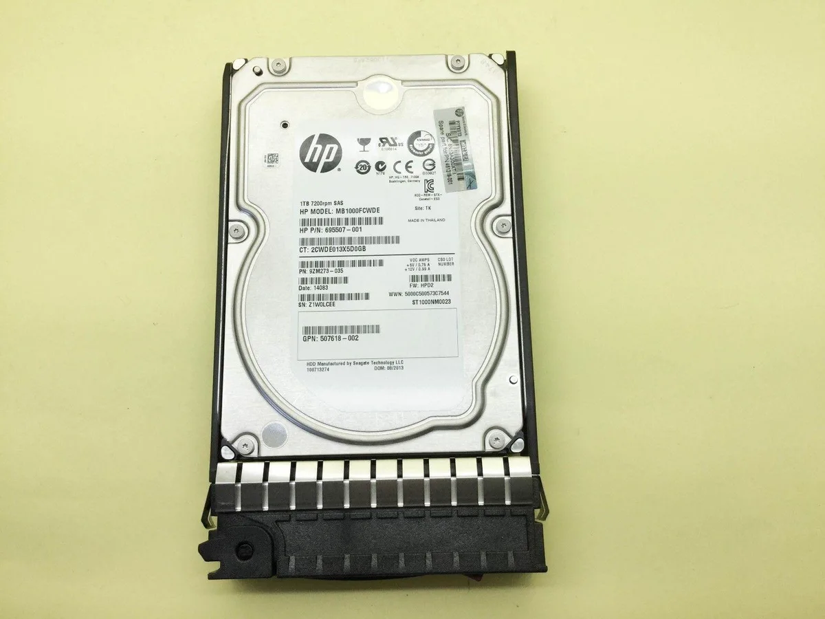 HP HP 461289-001 1TB 7.2K SAS 3.5" internal hard drive — product photo
