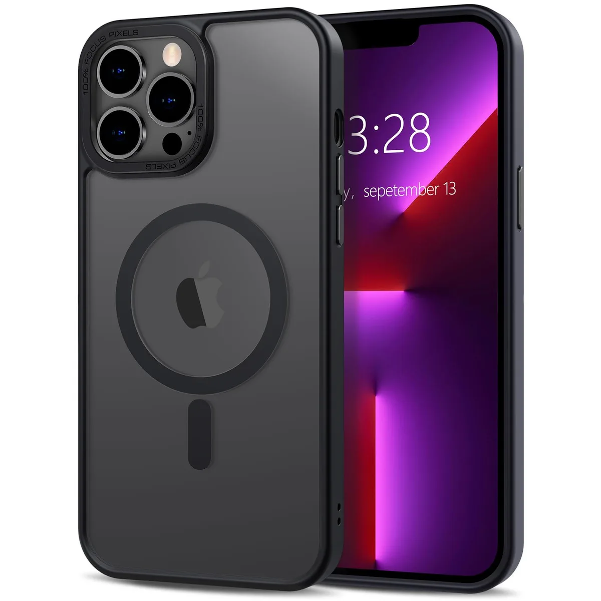  Anuck Case for iPhone 13 Pro Max Magnetic MagSafe Black — product photo