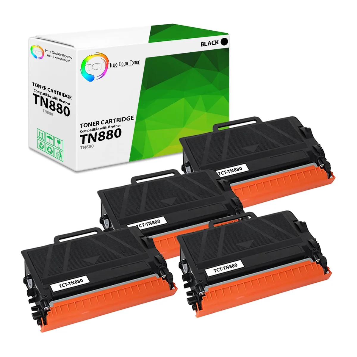 True Color Toner True Color Toner TN880 Black 4 Pack 12000 Pages — product photo