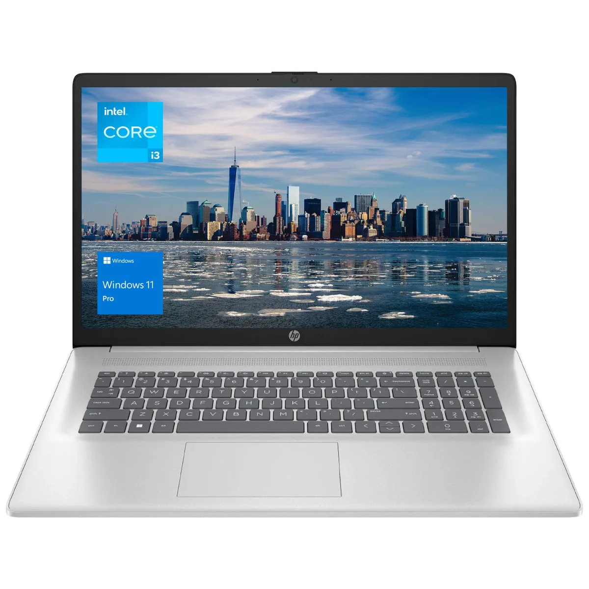 HP HP Essential 17.3" laptop Intel Core i3-1215U 16GB 1TB Silver — product photo