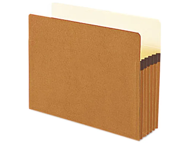 Smead Smead 73206 file folder accessory 100% recycled 5.25" expansion letter redrope 10/box — product photo
