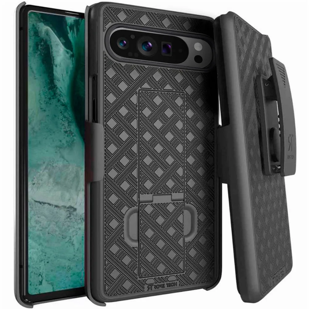 Rome Tech Rome Tech Google Pixel 5 Belt Clip Holster Case Black — product photo