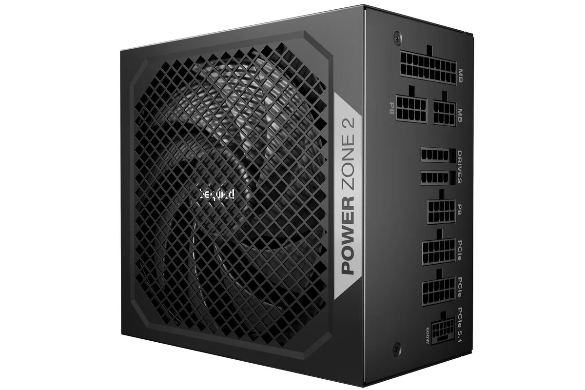 be quiet! be quiet! Power Zone 2 850W ATX12V 3.1 Modular Power Supply BP007US — product photo