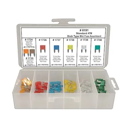 Disco Disco 8191 ATM Blade Type Fuse Assortment 60 PCS car electronics accessory — product photo