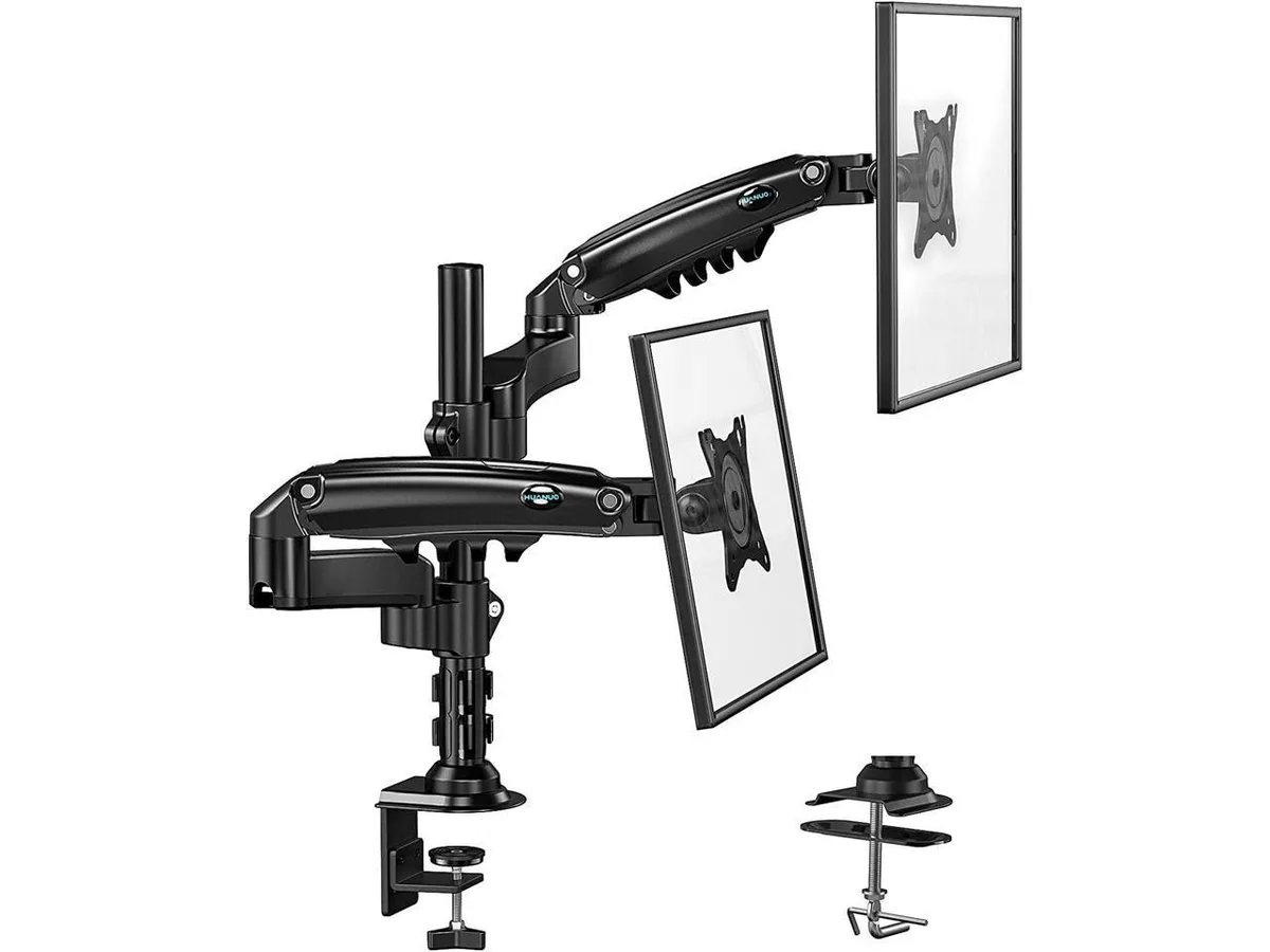 PCMART PCMART Dual Monitor Arm 17-32in Gas Spring 19.8lb — product photo