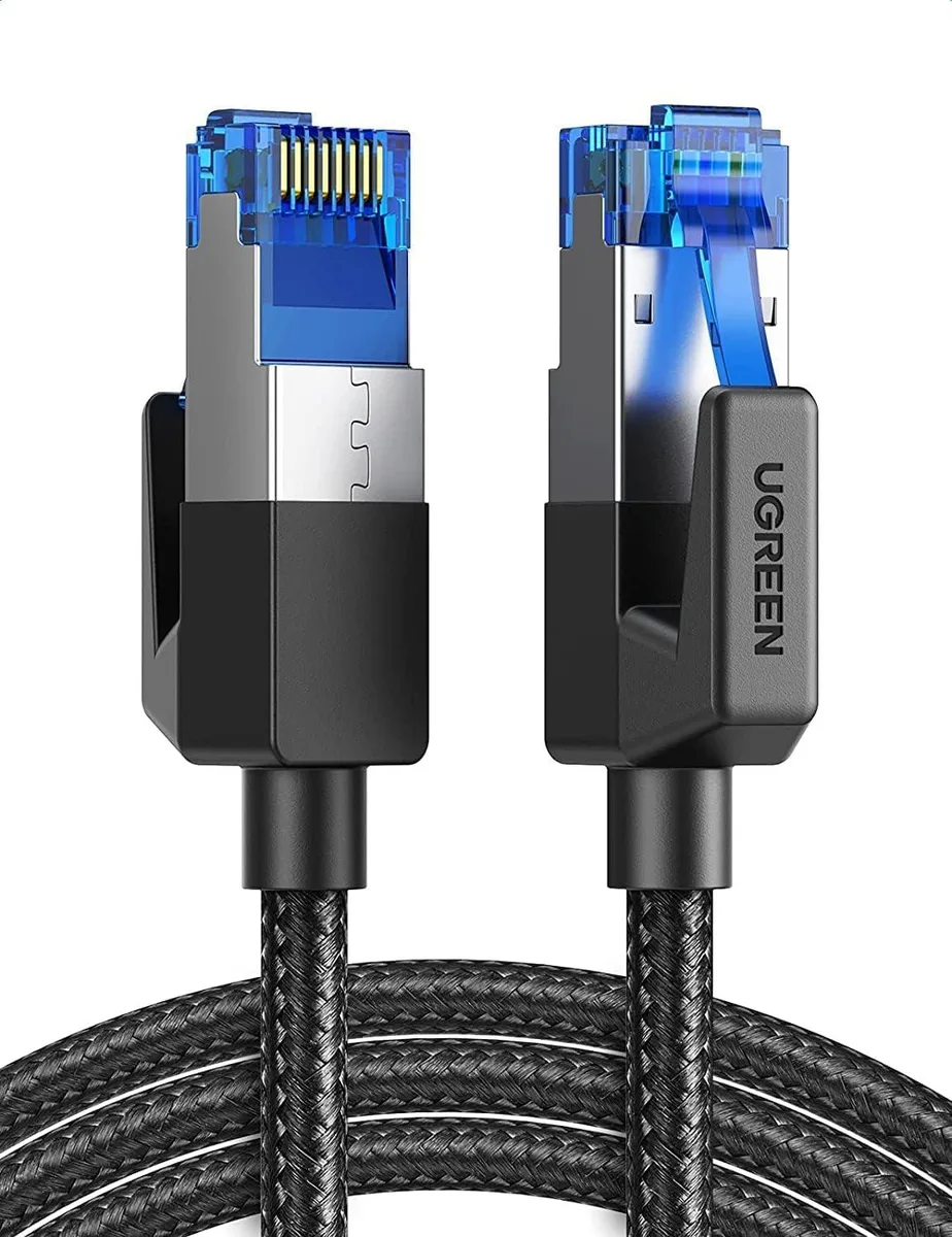 globalcrown globalcrown Cat 8 network ethernet cable 6FT 40Gbps 2000Mhz braided — product photo
