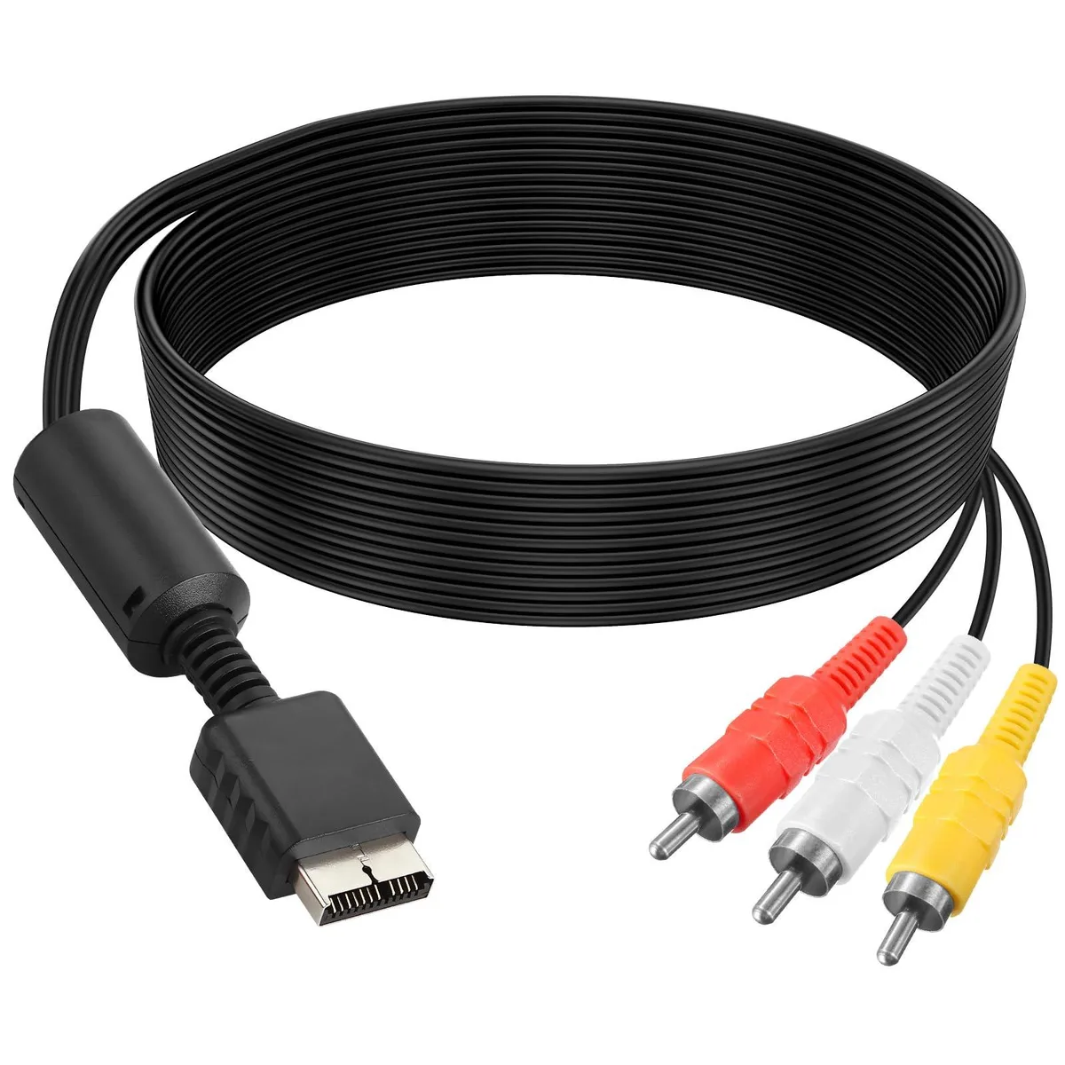 Herfair HFR-PS2 to AVx1 RCA cable 1.8 m 5.9 ft — product photo