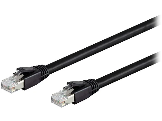 Nippon Labs Nippon Labs 60CAT8-50-24BK Cat8 network ethernet cable 50 ft 24 AWG 2000 MHz 40Gbps — product photo