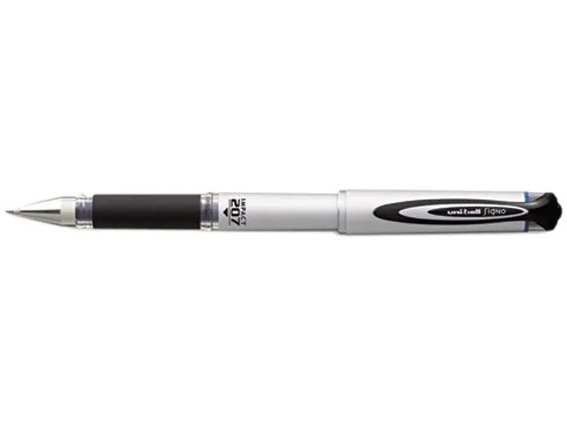 uni-ball uni-ball 65801 Gel Impact 207 Rollerball Pen 1 mm Blue 12/DZ — product photo
