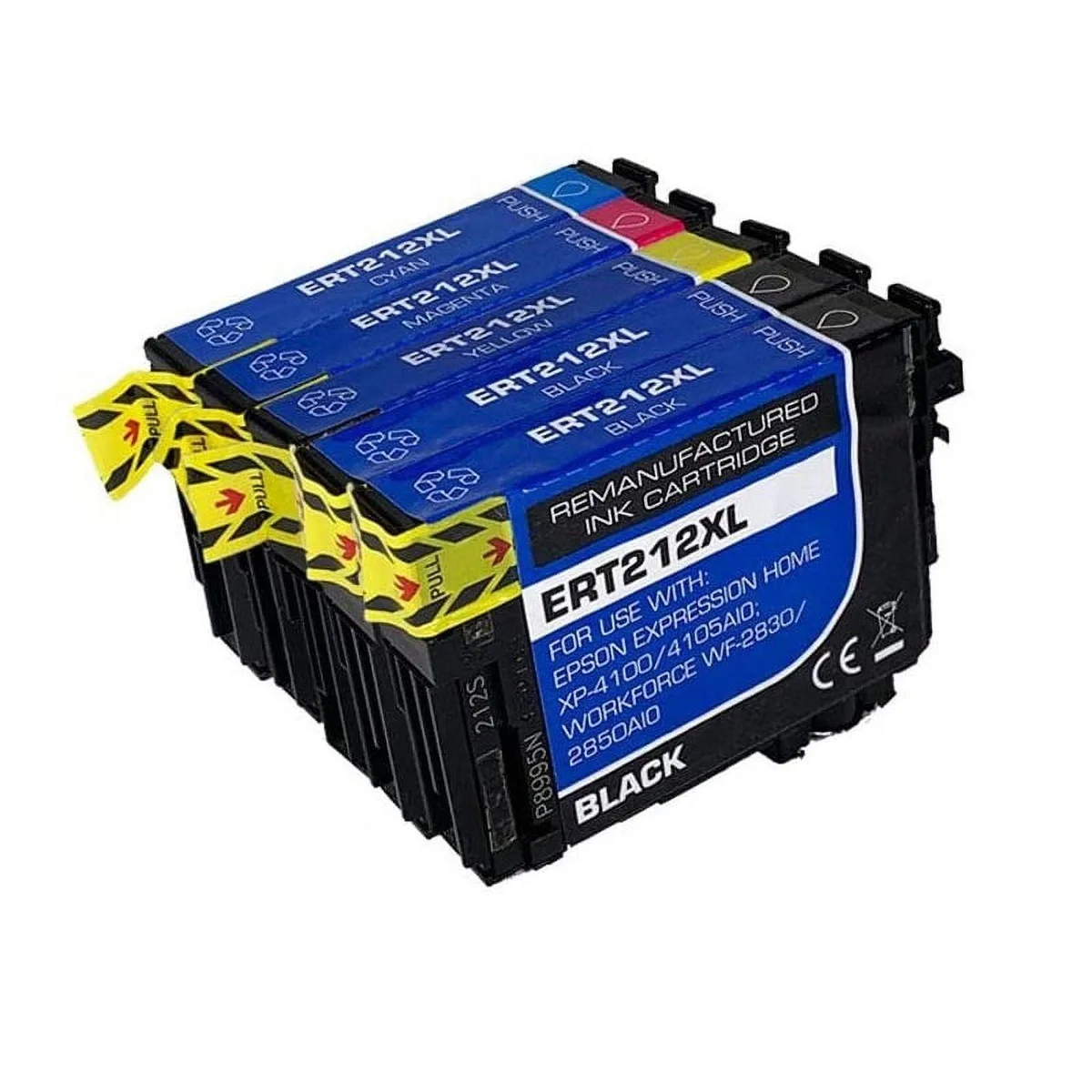 Ninestar Technology Ninestar Technology 212 5-Pack High-Yield Ink Cartridges (2BK/C/M/Y) — product photo