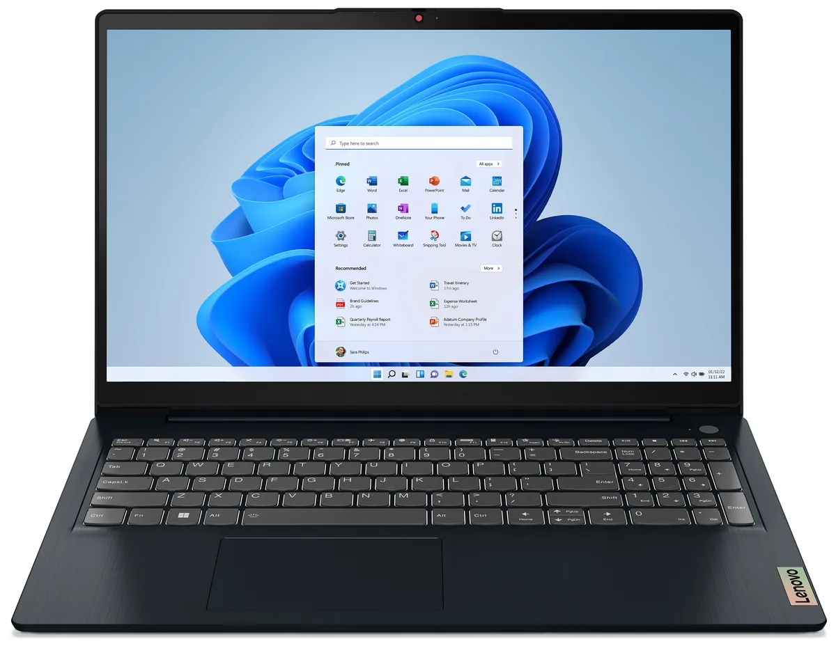 Lenovo Lenovo IdeaPad 3 15.6" Touchscreen i5-1235U 8GB 256GB 82RK001DUS laptop — product photo