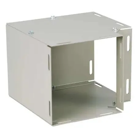 Wiegmann Wiegmann L040490 Wireway 90 Degree Elbow 4x4 in Gray Steel Powder Coated — product photo