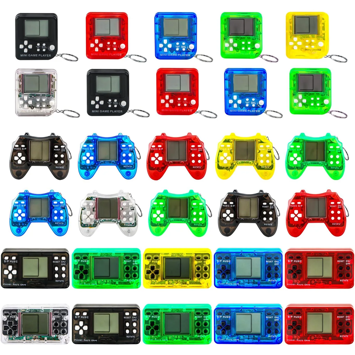  Kugliwa Video Game Keychain Keyholder 30 Pcs 3 Styles — product photo