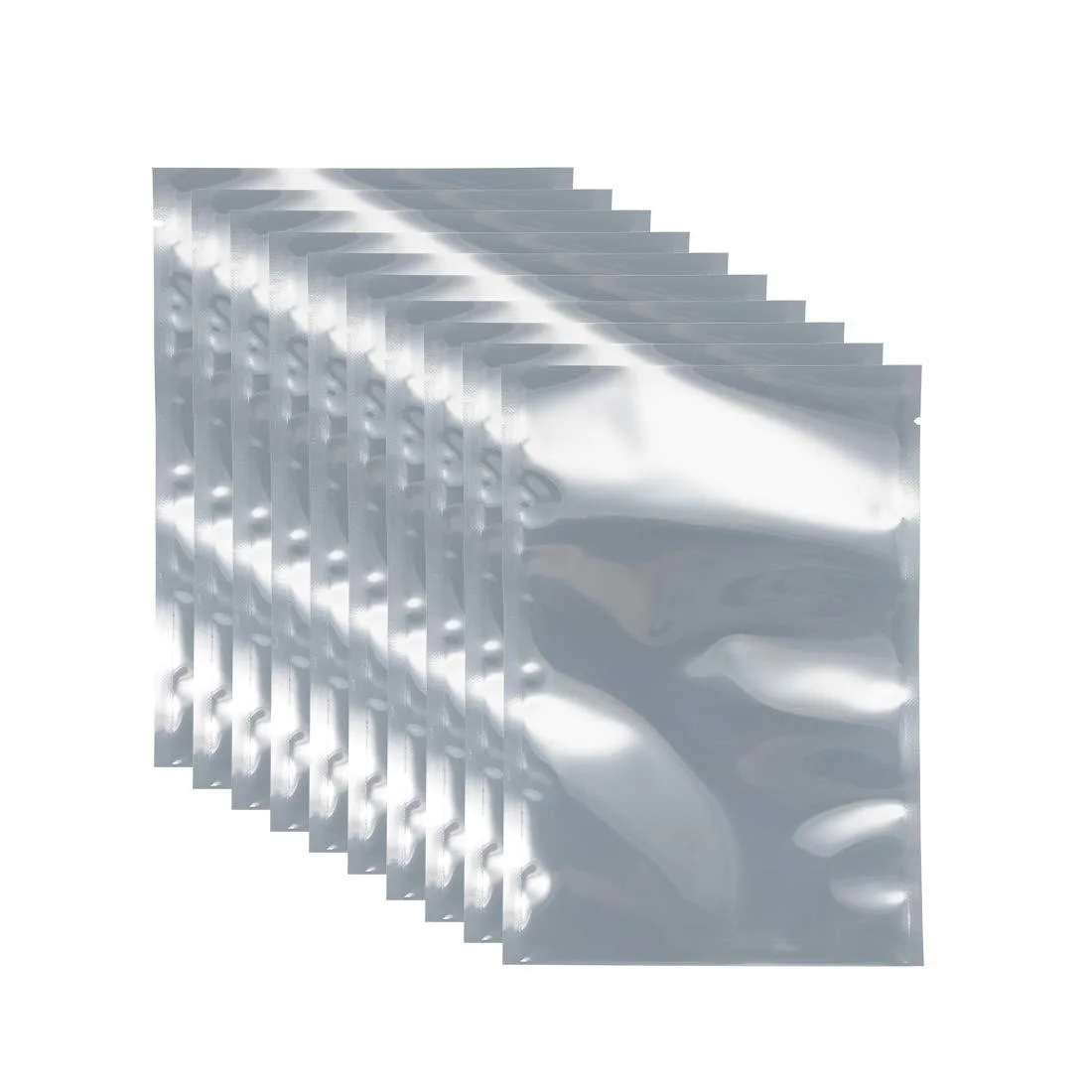 Pack of 100 silver anti-static shielding bags 125x180mm