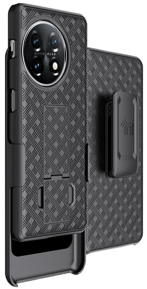 Nakedcellphone Nakedcellphone Special Ops Rugged Shield Case and Holster for Nokia C300 N155DL G100 Black — product photo